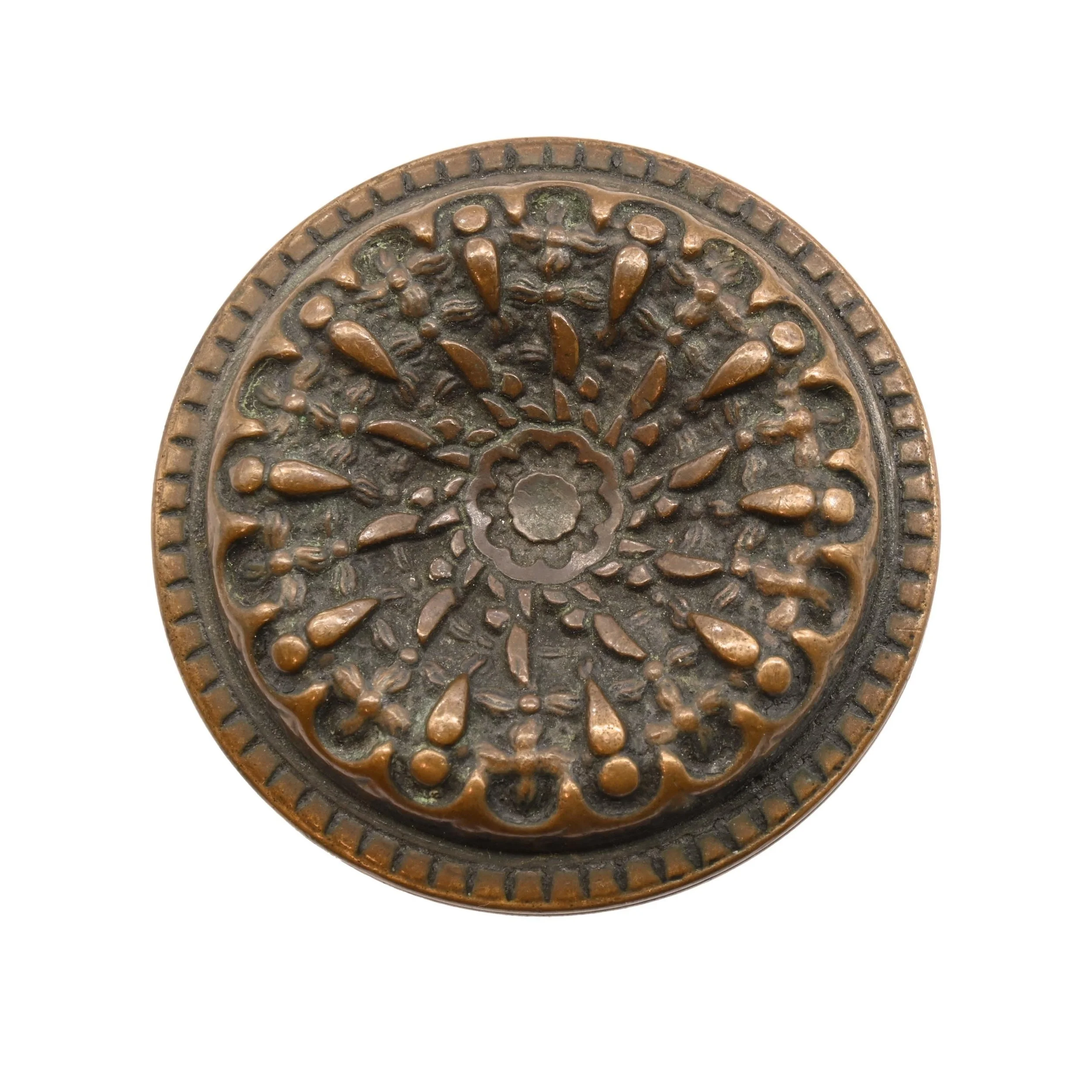 reading hardware passage knob & rosette elaine pattern